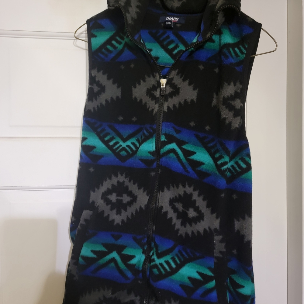 Chaps Patterned One Piece - Black, Blue, Teal